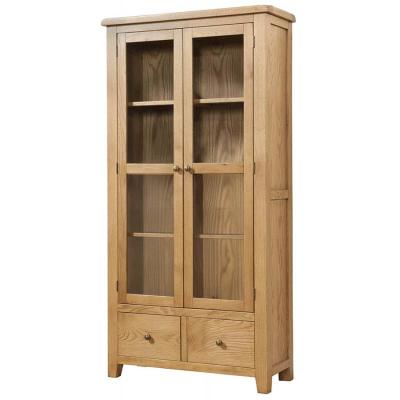 Calverley Oak Display Cabinet